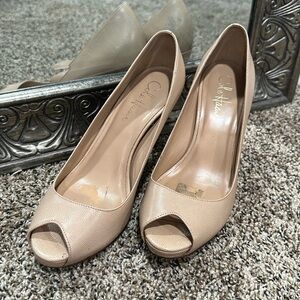 Cole Haan tan pumps